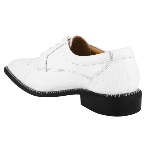 Jostin Genuine Leather Lizard Print Oxford Dress Shoes main image 4